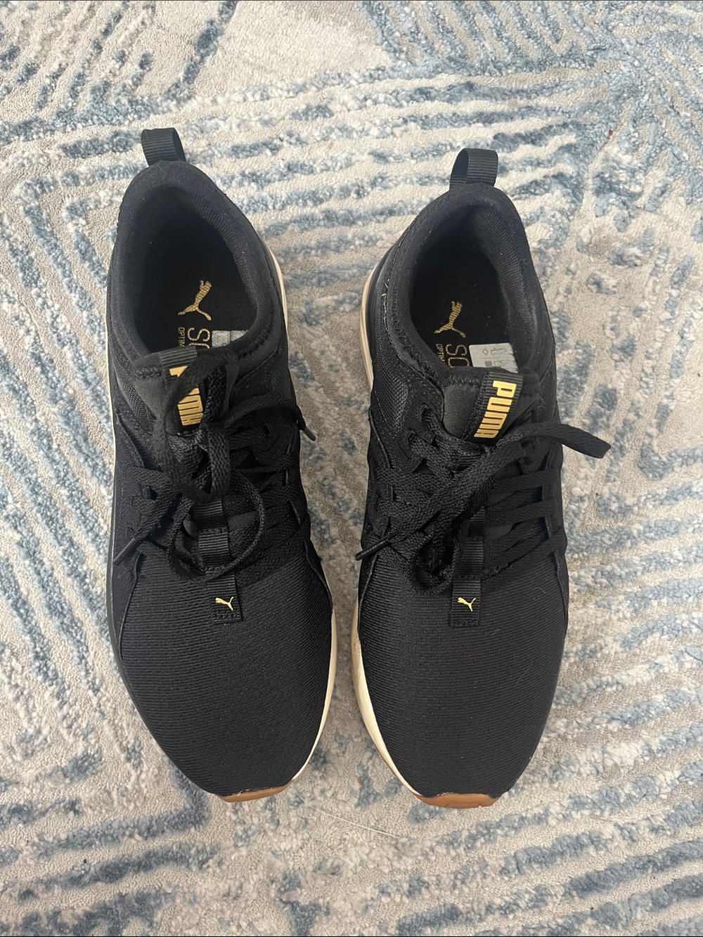 Puma Woman’s Black Soft Foam Optimal Comfort. Size 9.5 - Picture 1 of 4